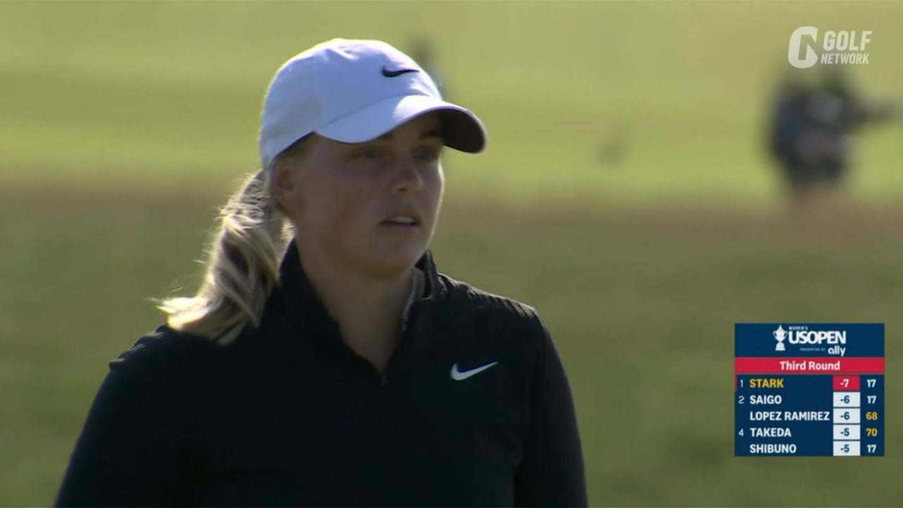 【全米女子25】マヤ・スターク「70」で首位浮上、メジャー初制覇に王手