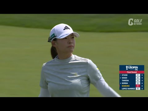 【全米女子25】渋野日向子は7位タイ　4番パー4ではセカンドを約1.5mにつけバーディ