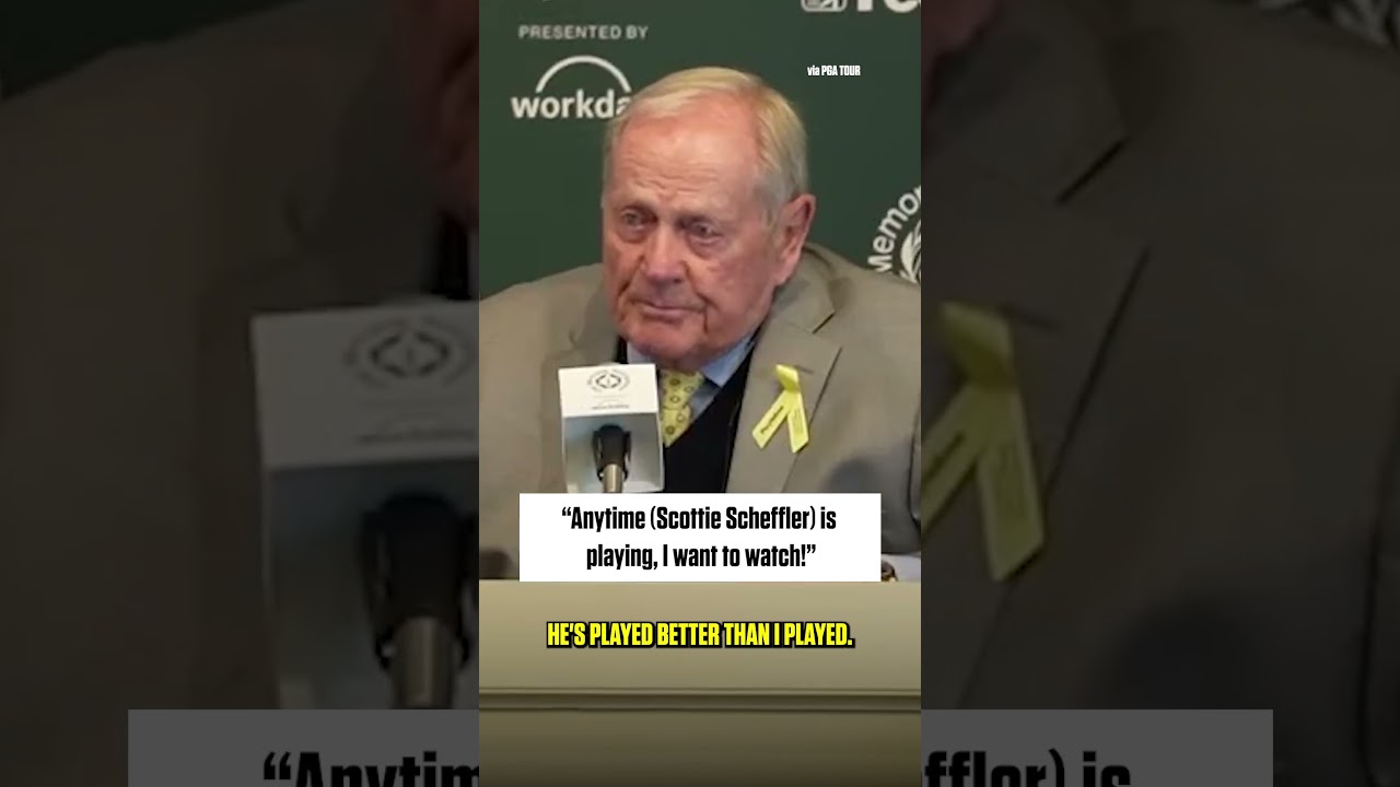 Jack Nicklaus is full of admiration for the world number one 🤝