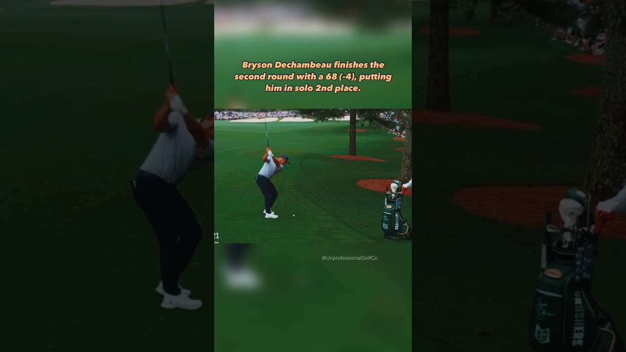 Bryson Dechambeau swing at the Masters 2025! #golf #golfshorts #golfswing
