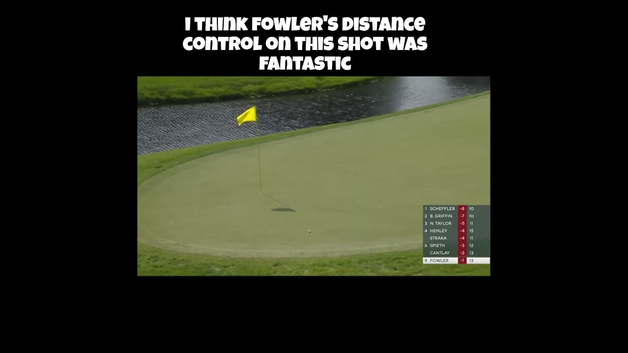 Rickie Fowler Hits Stunning Second Shot! #golf #rickiefowler #pgatour