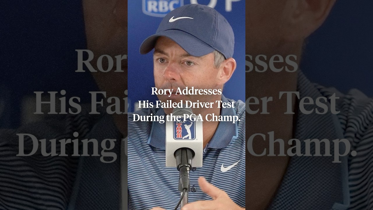 Rory McIlroy addressed his failed driver test at the PGA Championship