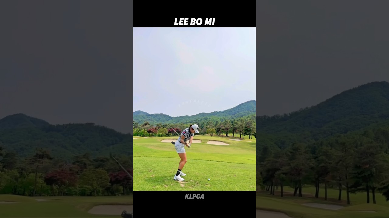 KLPGA Lee Bo Mi Iron Swing #golf #golfer #golfswing #이보미