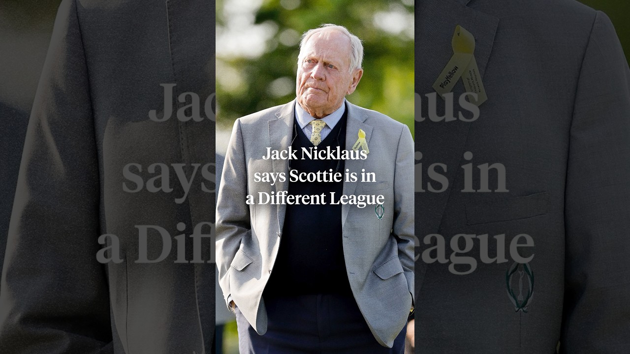 Jack Nicklaus says Scottie is in a different league than the rest of the Tour 🔥