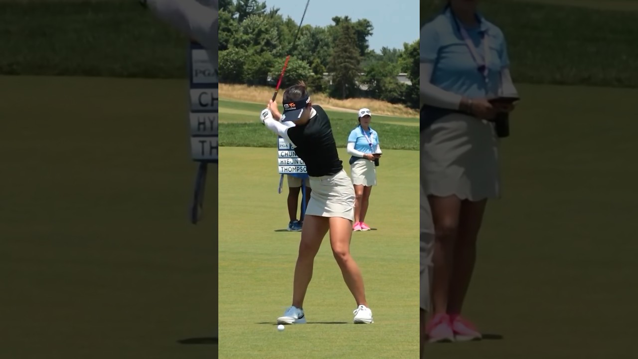 교과서 같은 우드샷!!!! LPGA 전인지 프로. Insatagram@lpga_tour
