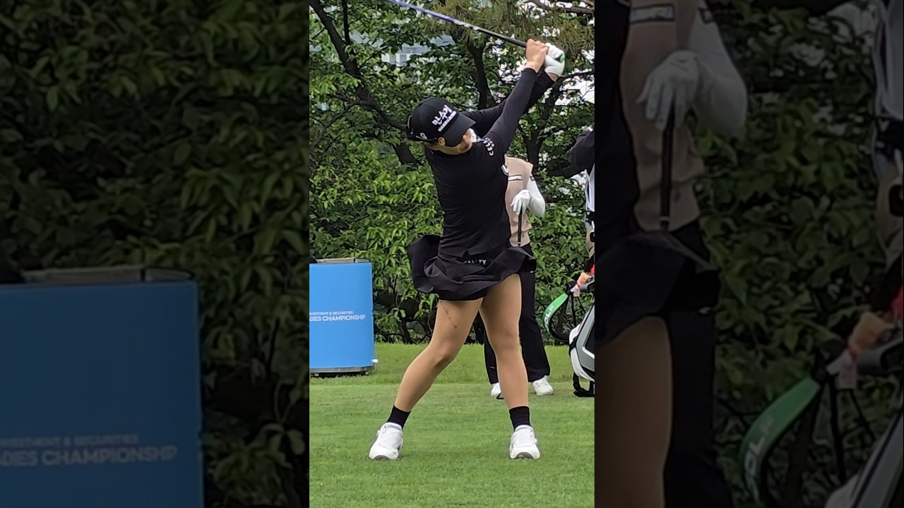 발레복인줄.이게 바로 정확성 끝판왕! 안선주 드라이브샷 공개📸.1987.08.31.160cm.7승.18억원