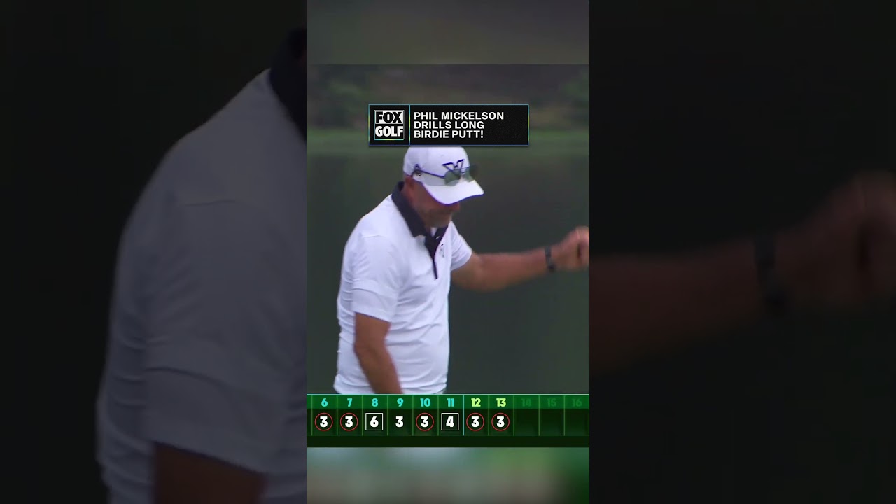 Phil Mickelson is DIALED in at LIV GOLF Virginia 🔥 ⛳️ #livgolf #golf #golfer #birdie #putt