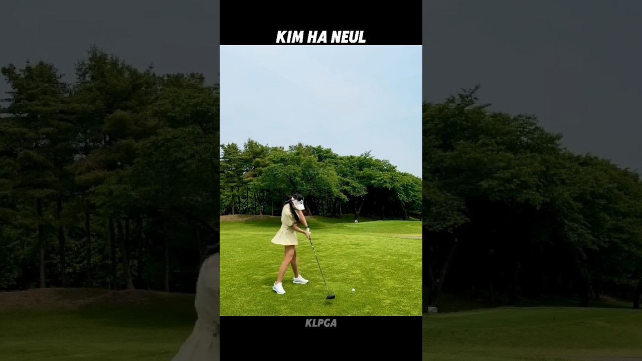 KLPGA Kim Ha Neul Driver Swing #golf #golfer #golfswing #김하늘