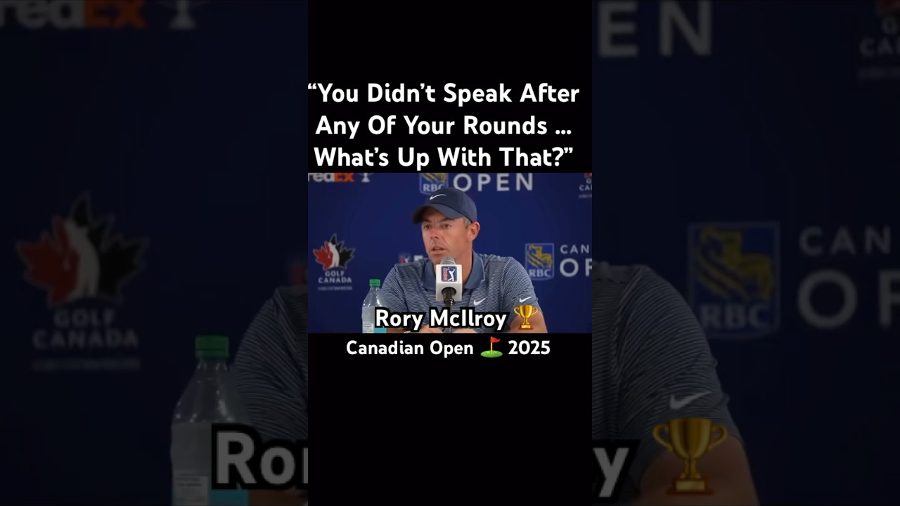 Rory McIlroy 🏆 Press Conference (Part 1) Canadian Open ⛳️ 2025 #golf #rorymcilroy