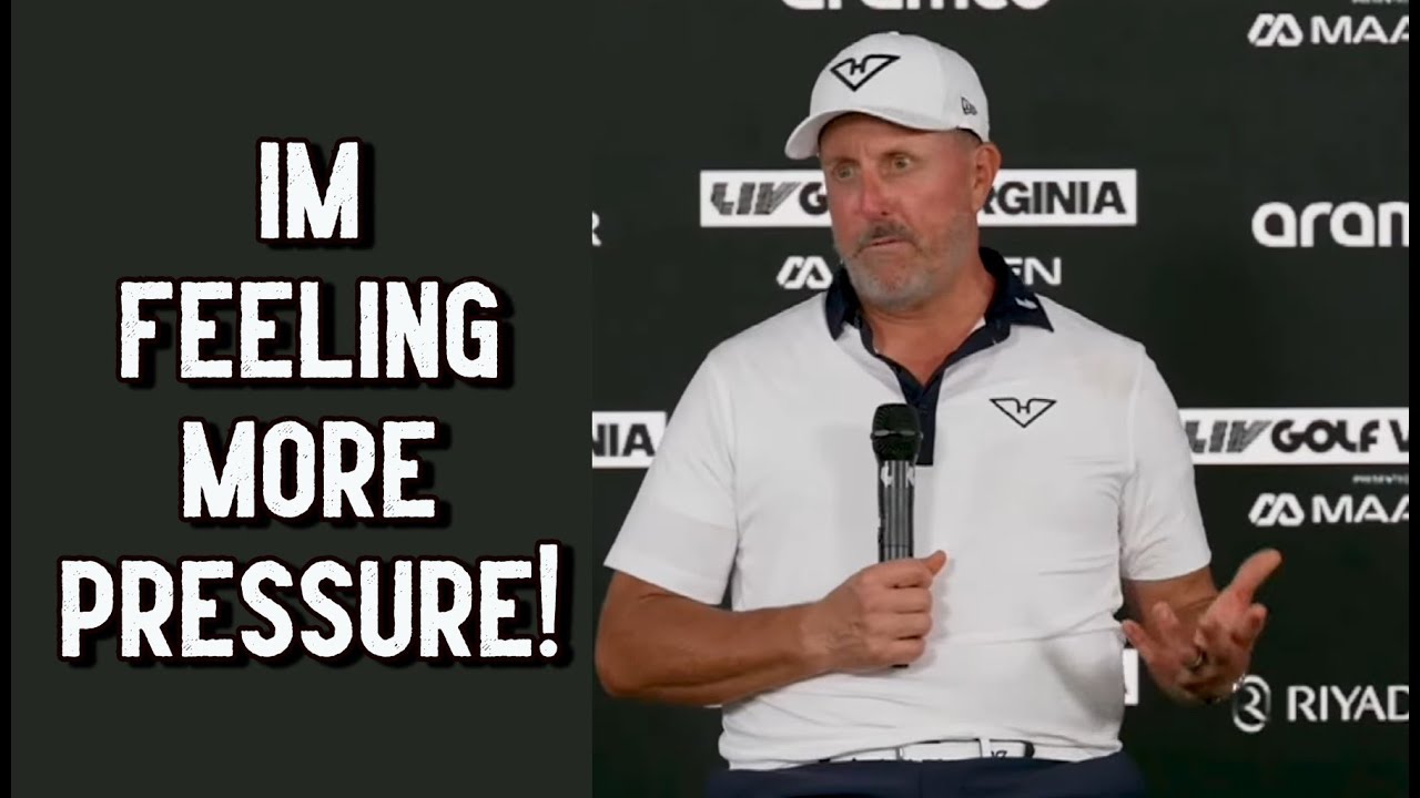 Why Phil Mickelson Feels More Pressure on Day 1 of LIV Golf!