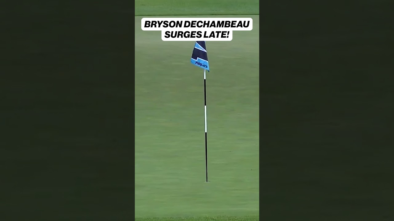 Bryson DeChambeau surges late in the first round! ⚡ #gold #liv #livgolf #dc