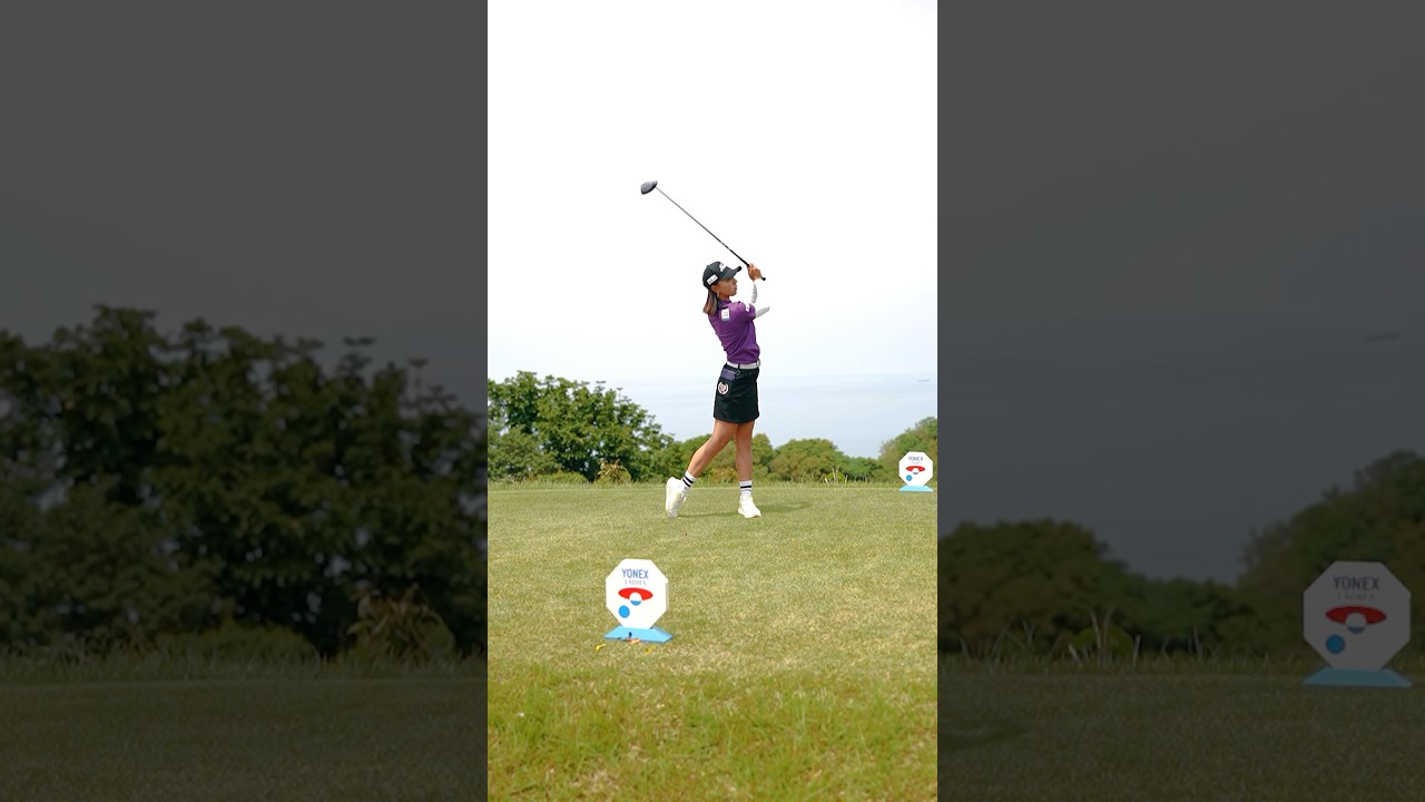 【宮田成華】ティーショットをスローで | ヨネックスレディスゴルフトーナメント 2025