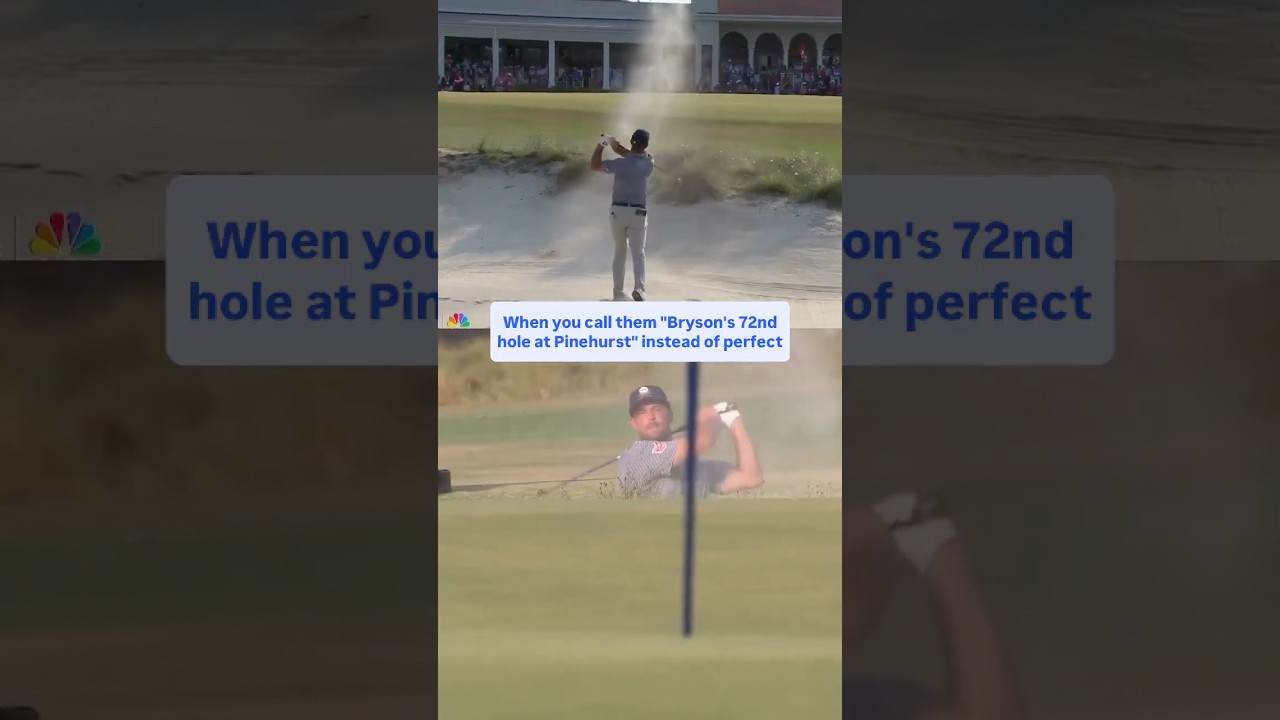 Bryson was MAGIC from the sand at the 2024 U.S. Open ✨