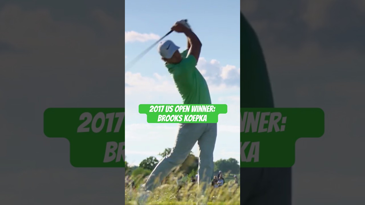 2017 US Open winner Brooks Koepke Swing #brookskoepka  #usopengolf #usga
