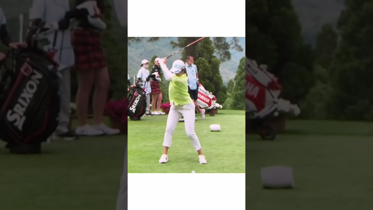 稲見萌寧選手のスイング