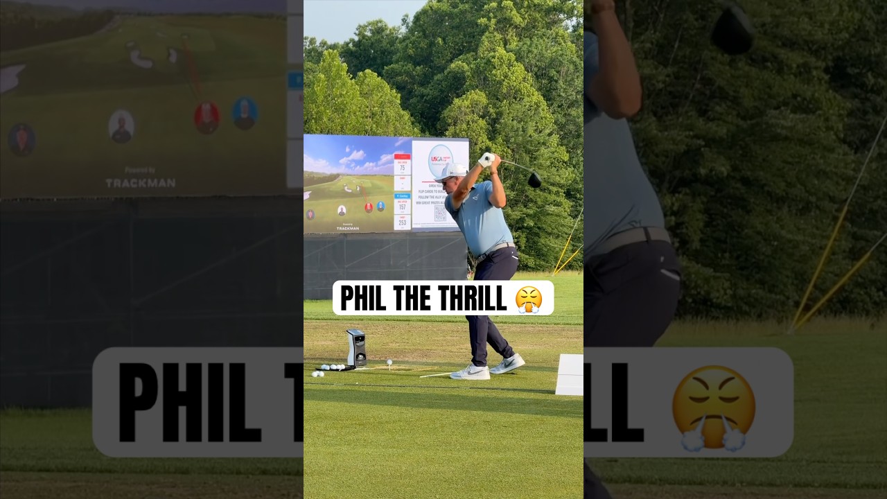 Phil Mickelson ready for his 34th U.S. Open 😤 #golf #USOpen #LIVGolf