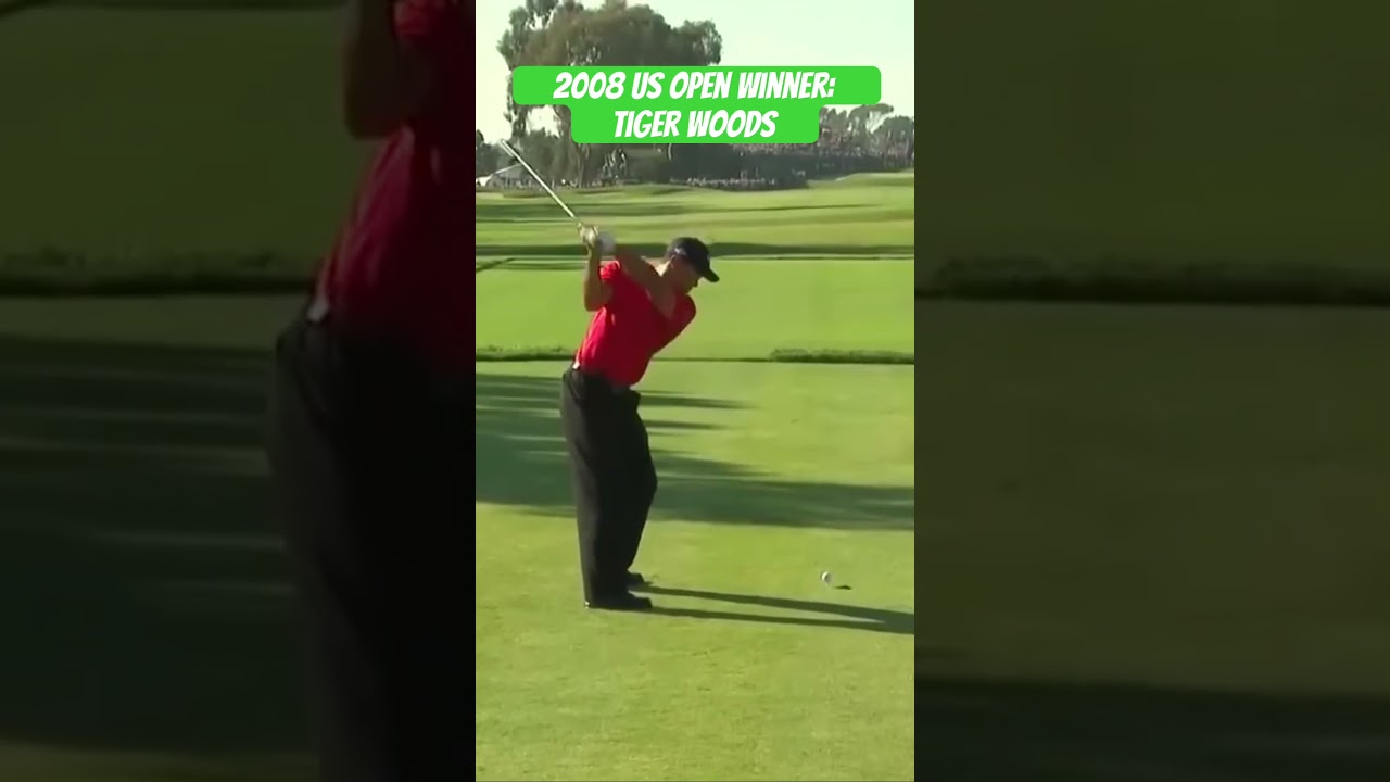 2008 US Open Winner Tiger Woods #tigerwoods  #usopengolf #usga