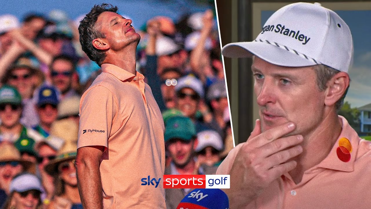 Justin Rose REACTS to play-off Masters defeat to Rory McIlroy