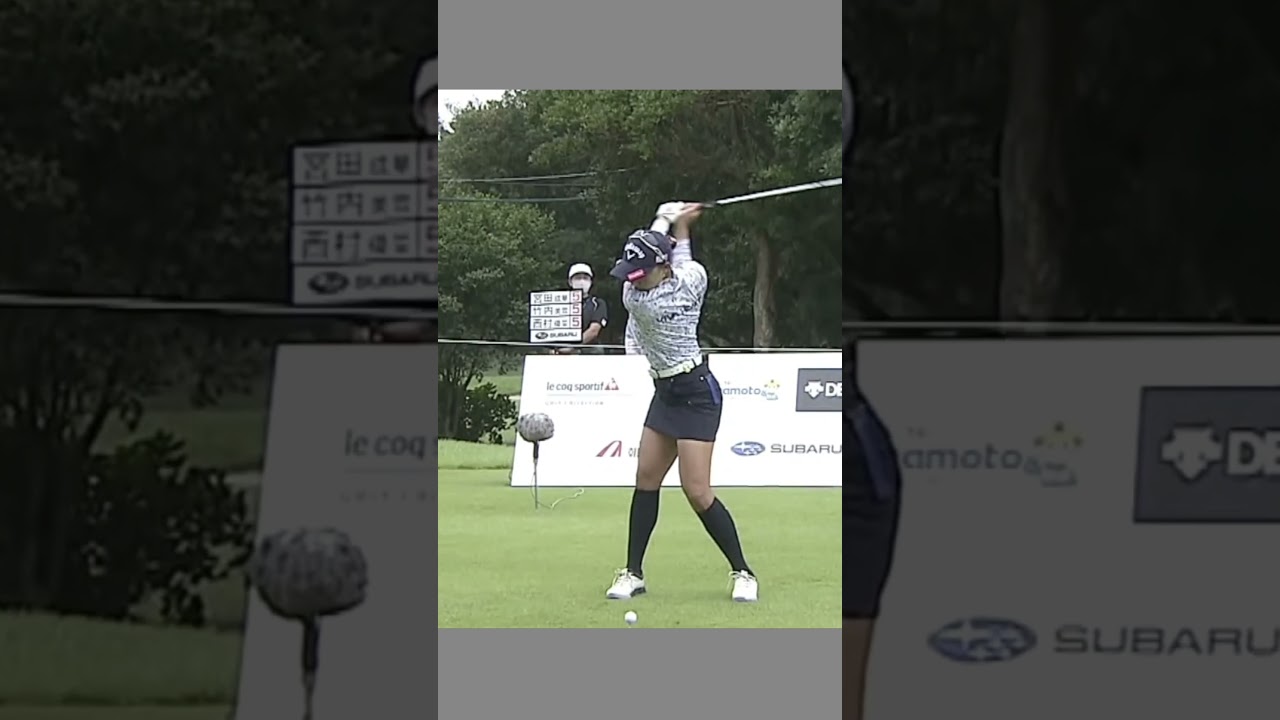 宮田成華選手のスイング