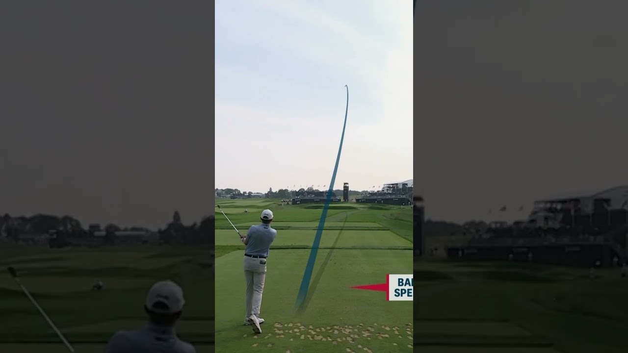 見事なコピペトレースショットをみせたクリス・カークとマッケンジー・ヒューズ👏👏 #全米オープンゴルフ選手権