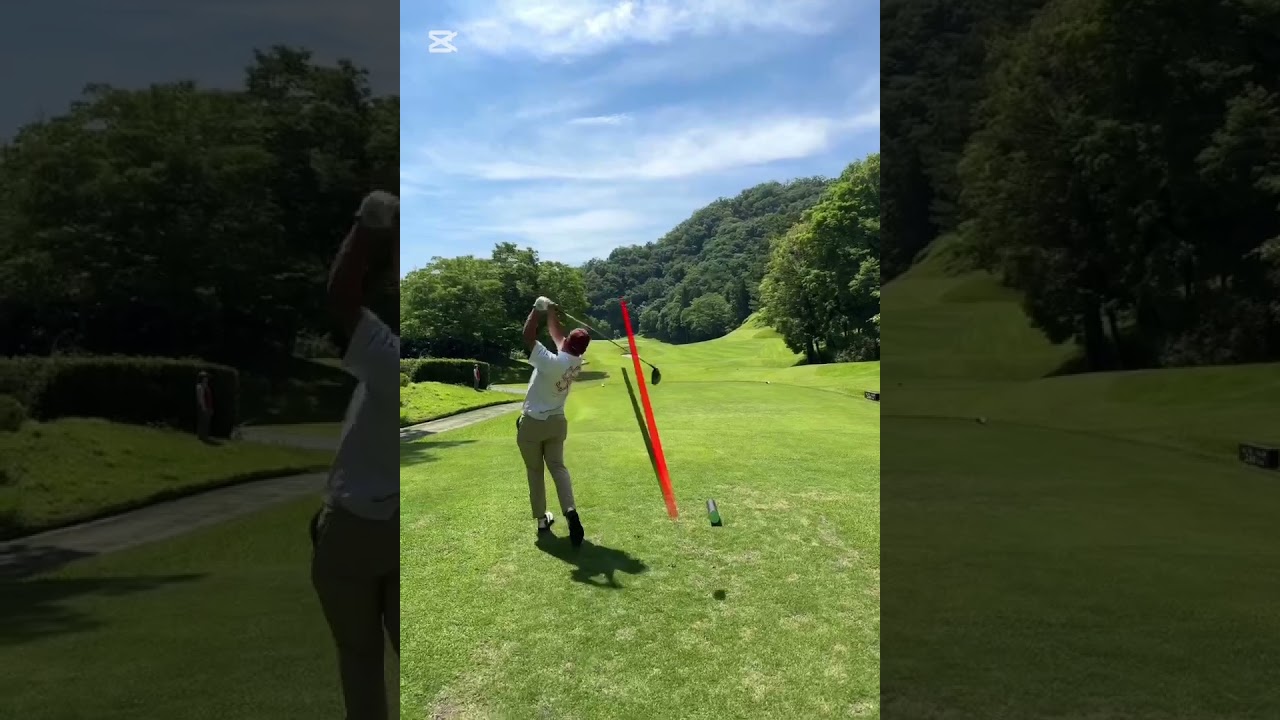 300Y飛ぶプロのスイング見てて#ゴルフ #golf #ドライバー #山本太郎