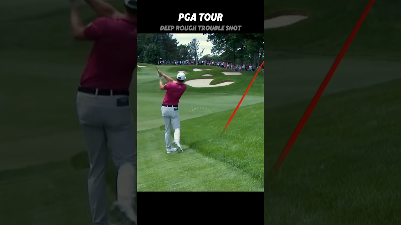PGA Jordan Spieth Big Trouble Shot
