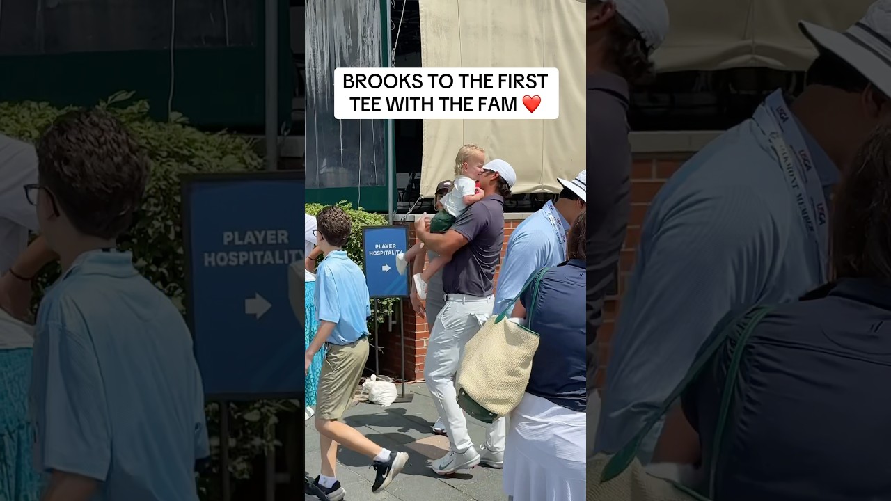 Brooksy with all the support on Saturday ❤️ #golf #USOpen #brookskoepka