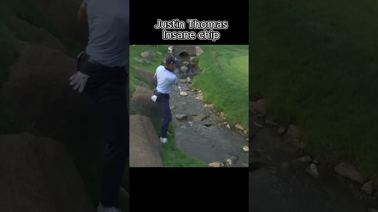 Justin Thomas I Insane Chip | PGA