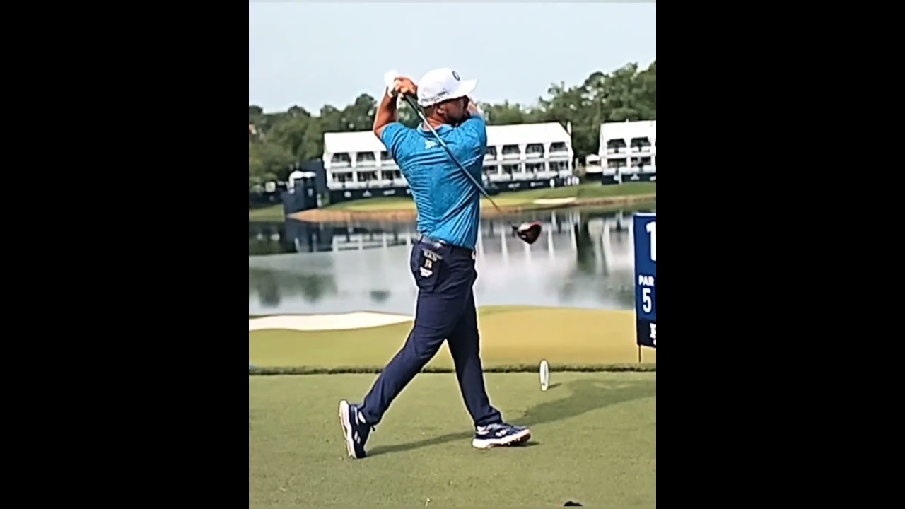 Bryson Dechambeau Driver Swing Slow-Mo Repeatedly