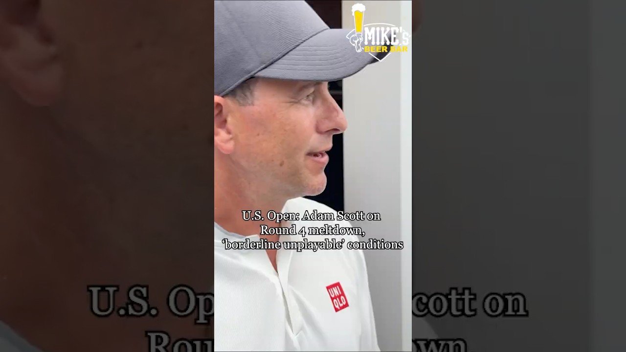 U.S. Open: Adam Scott on borderline UNPLAYABLE conditions in Round 4