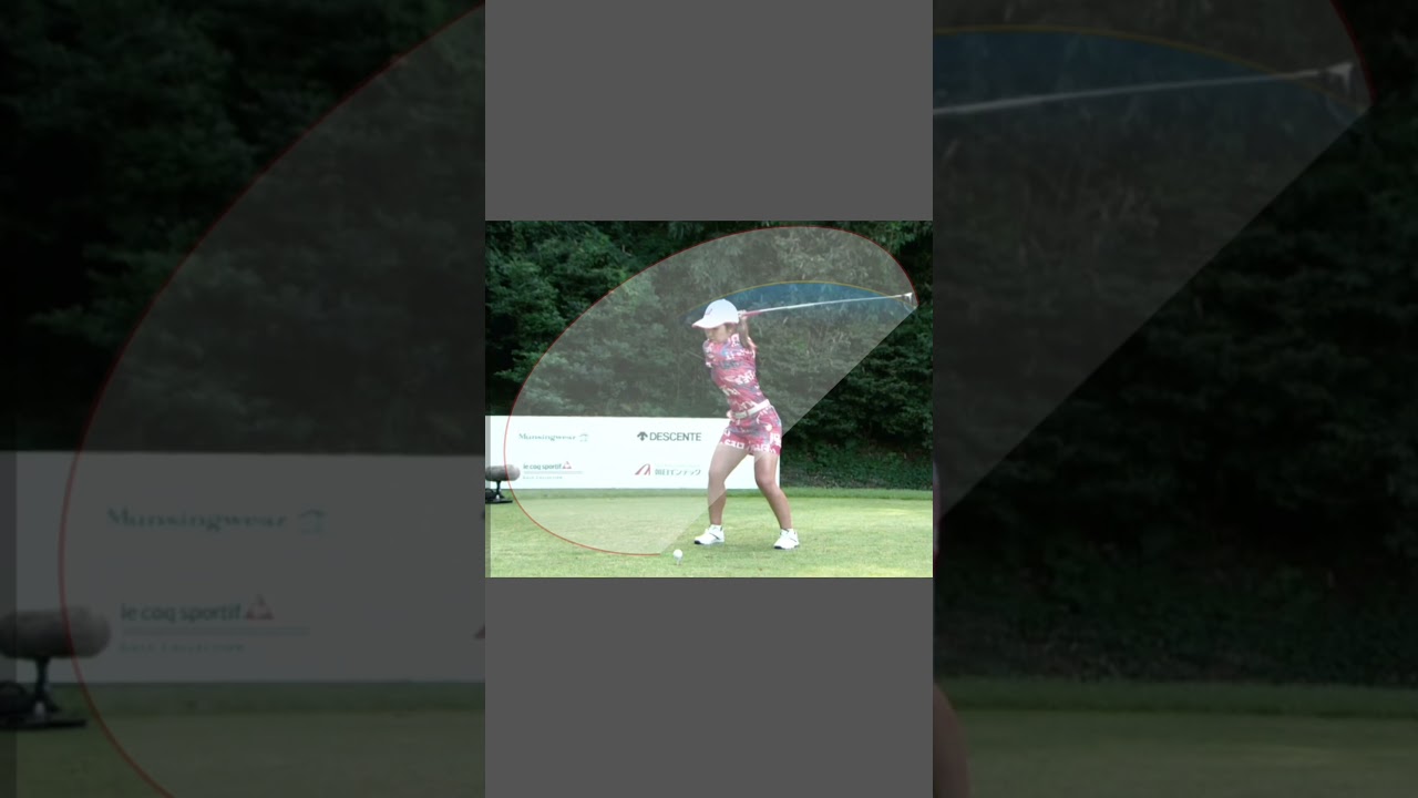 古江彩佳選手のスイング
