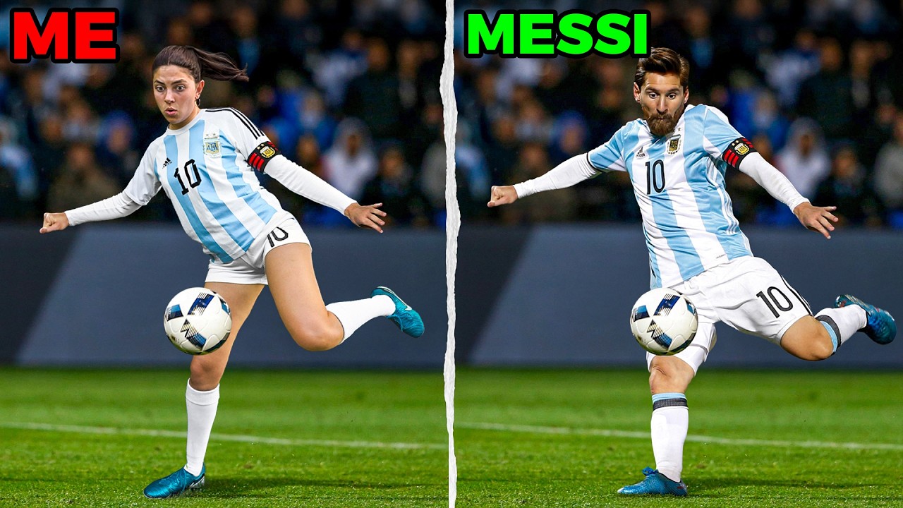 メッシのベストゴールを再現してみた