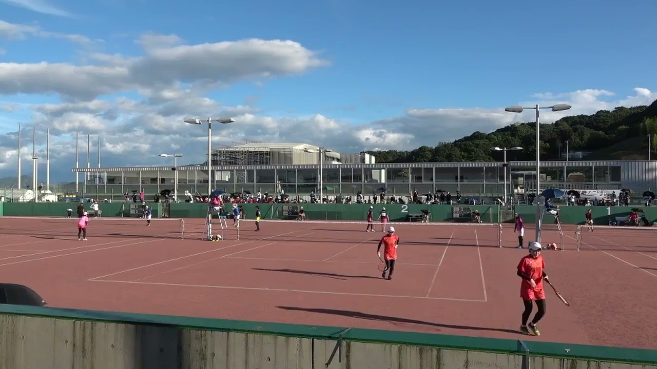 2022年IH ソフトテニス 女子個人 3回戦 矢野結子・上山知穂 米子東(鳥取) vs 富永珠羽・村本菜那子 昇陽(大阪)