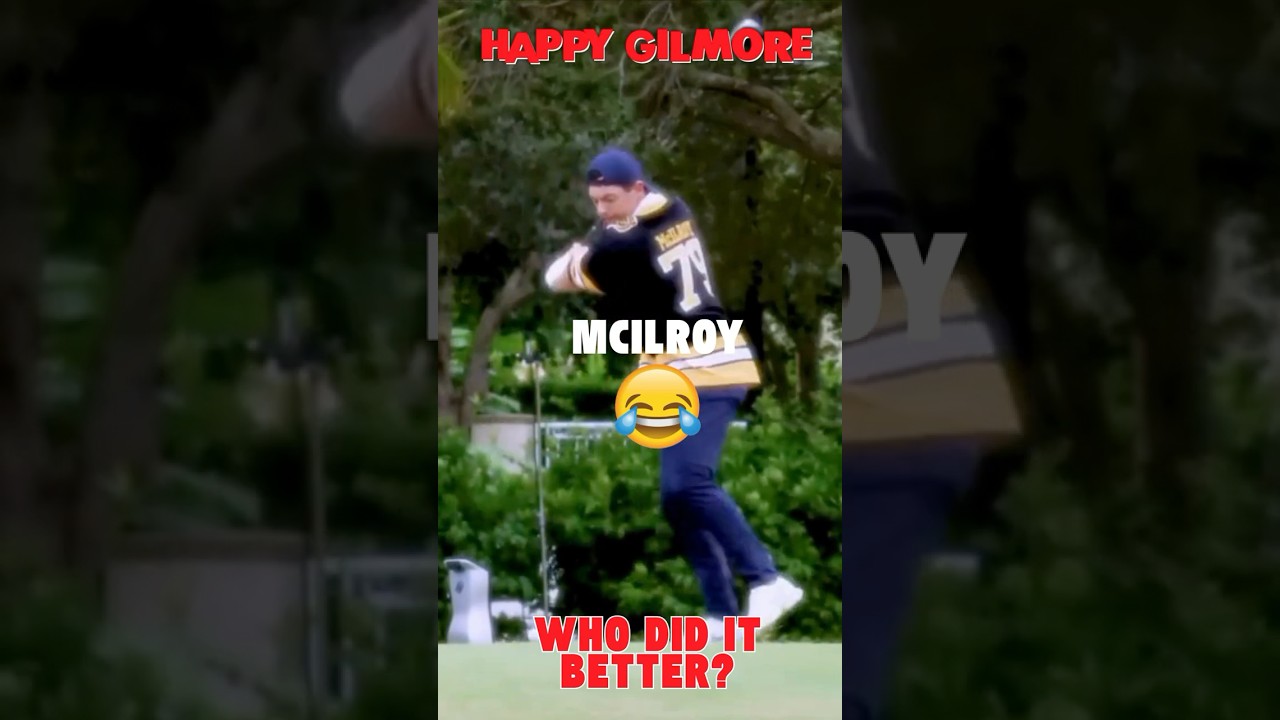 Happy Gilmore… But Make It Pro 😅#golf #golfshorts