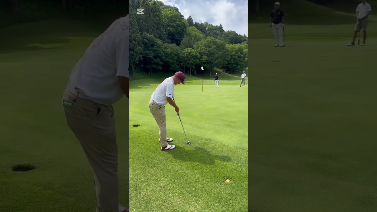 山本太郎のイーグルパットは入るのか､､､#ゴルフ #golf #パター #イーグル #山本太郎