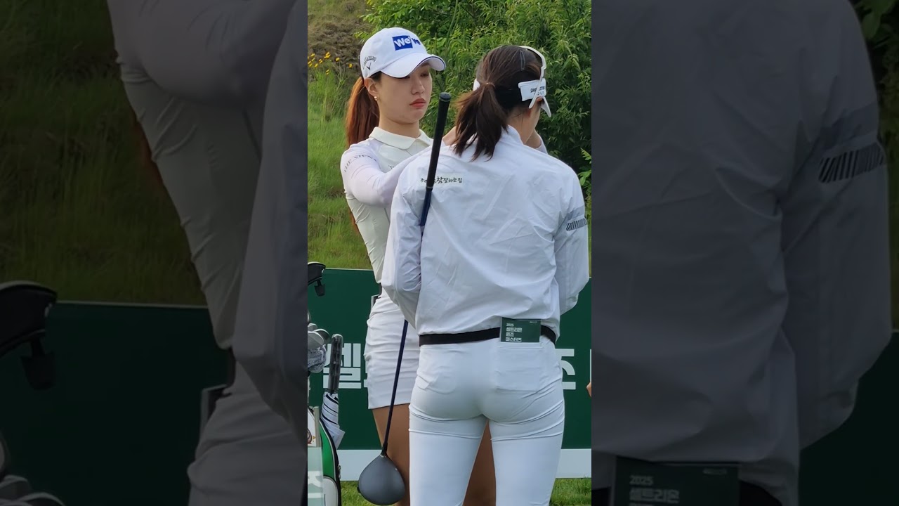 두분 친구? 서로 챙기는 모습이 보기 좋아요! #유현주#윤선정#골프 #klpga #친구