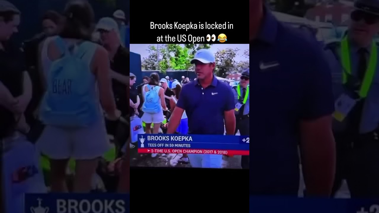 Brooks is dialed in! #golfgods #usopen #oakmont #golf