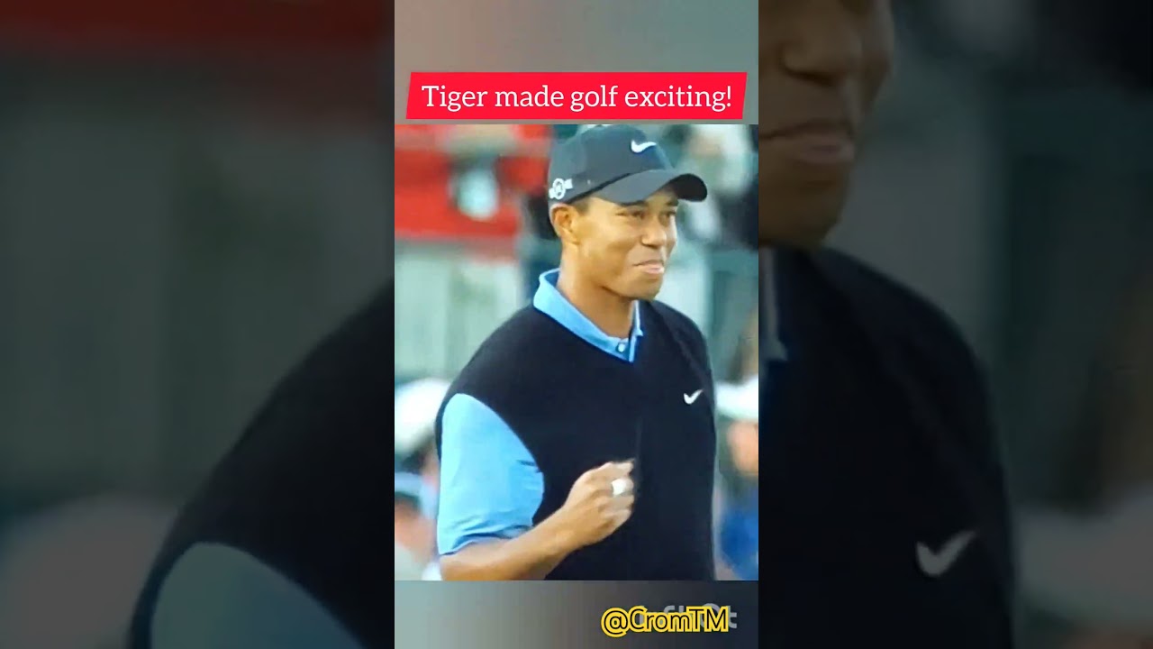 Back then, Tiger was the man! #golf #goat #tigerwoods #eagle #putt #downinthehole #tigerslam