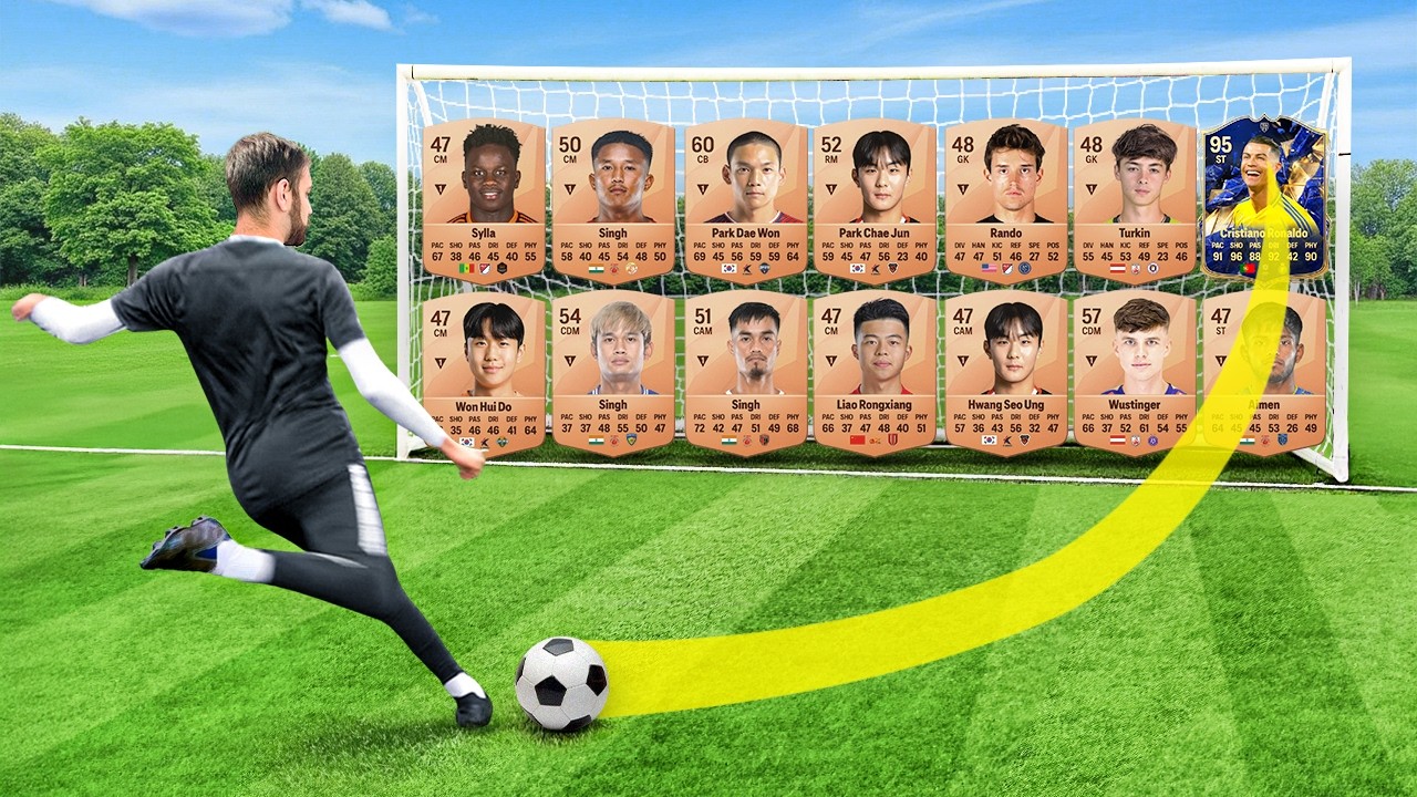 ボールをぶつけて選手をゲット！ ft. Celine!