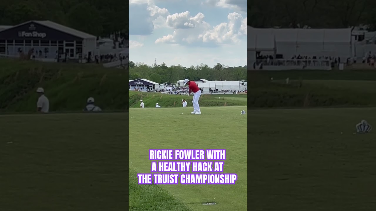 Rickie Fowler swingin’ it at the Truist Championship 🏌️‍♂️ || GITH #shorts