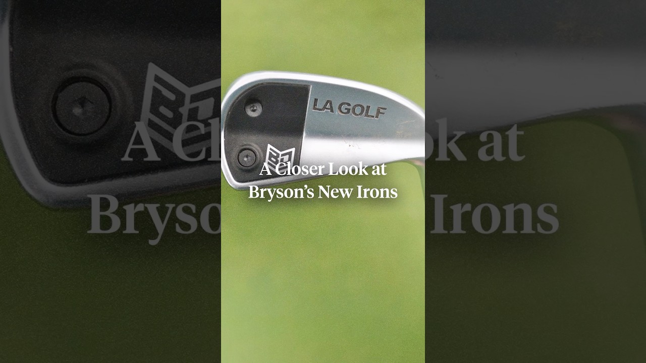 A closer look at Bryson DeChambeau’s new irons 👀
