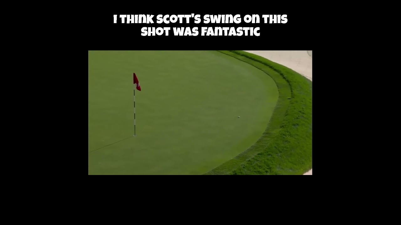 Adam Scott Hits Incredible Approach Shot! #golf #adamscott #usopen