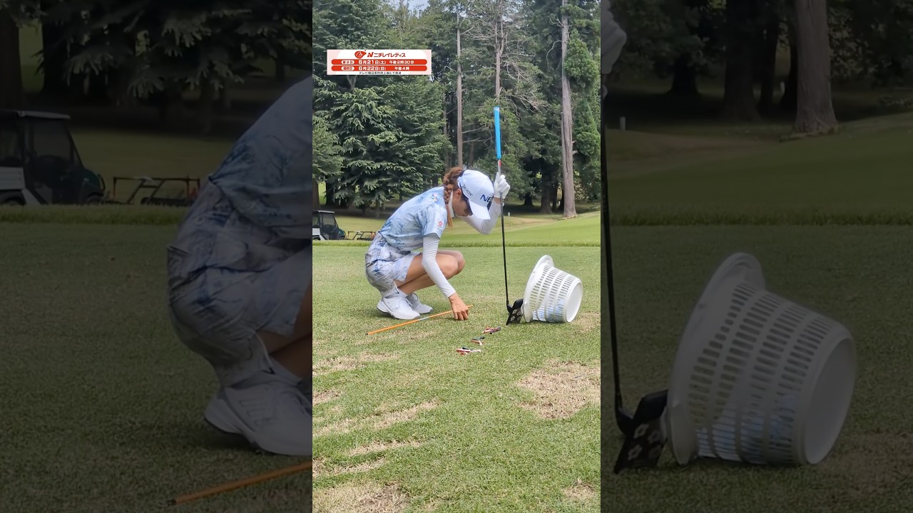 どんな一流選手でもフォームチェックは大事なんです。#ニチレイレディス #安田祐香 試合前練習