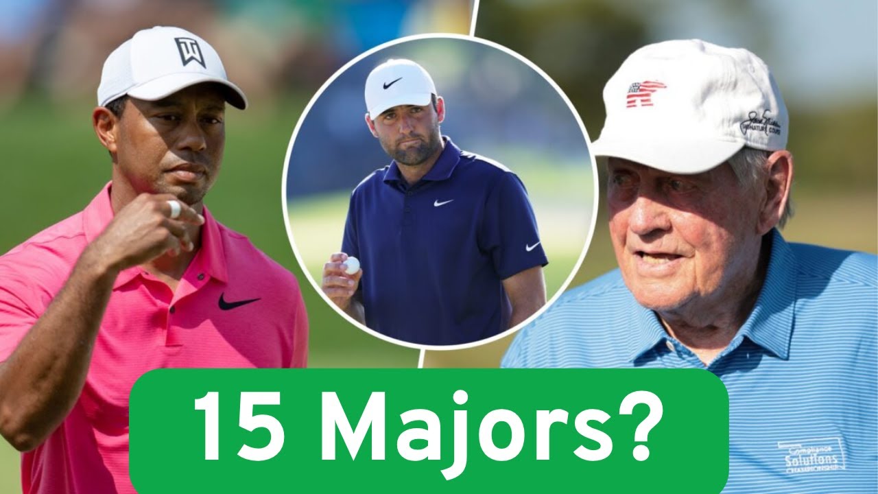 Can Scottie Scheffler Catch Tiger Woods or Jack Nicklaus in Major Wins?