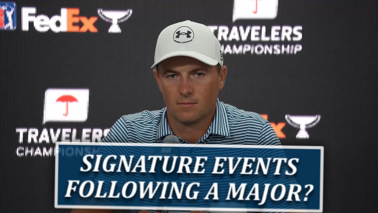 Jordan Spieth On PGA Tour Signature Events Scheduled Right After Majors