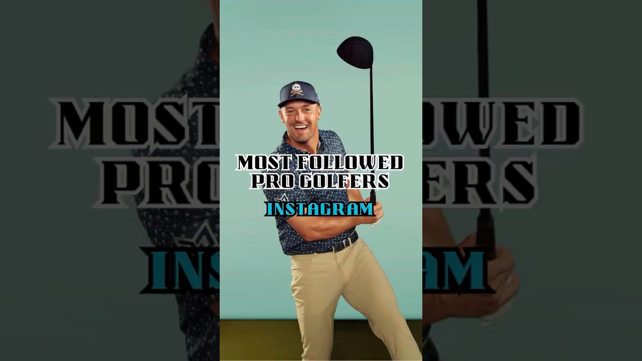 Top 5 Most Followed Pro Golfers on Instagram in 2025!🏌️‍♂️🚀 #shorts