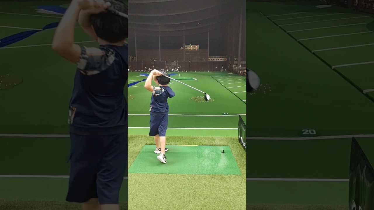 【9才ｺﾞﾙﾌ練習】⛳【9 years old golfer practice】#初心者#ｺﾞﾙﾌ#golf#ｼﾞｭﾆｱ#junior#골프#กอล์ฟ#beginner#超最強