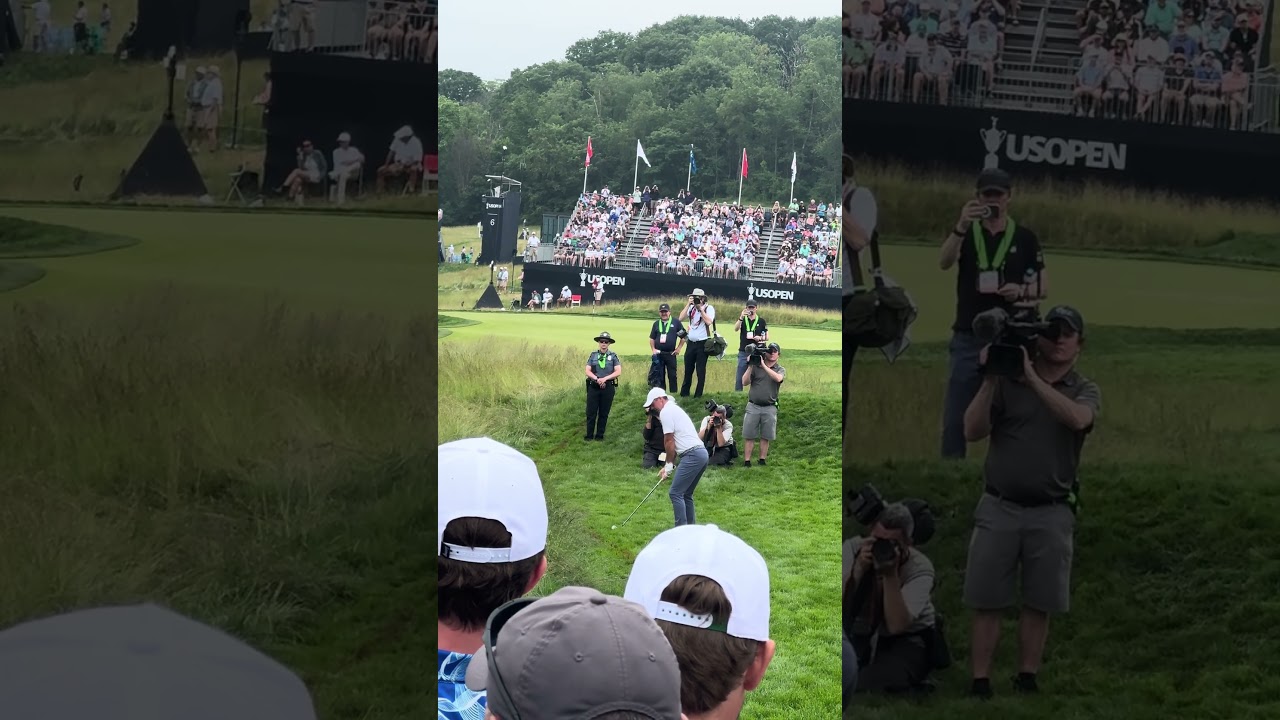 Rory McIlroy Hole 4 US OPEN 2025