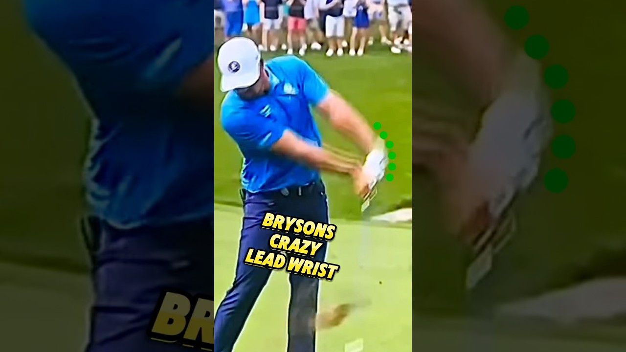 Bryson DeChambeau’ Wrist Angles 🧐 #golf #golfswing #golfer #golflife #golfshorts #golftips
