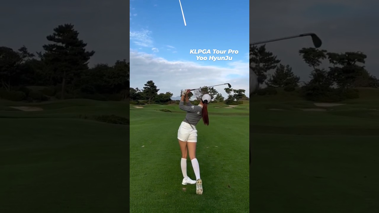 @_hyunju.__ Shot and head traced by shashot mobile app#golfswing #golf #골프스윙 #골프 #ゴルフ #ゴルフスイング